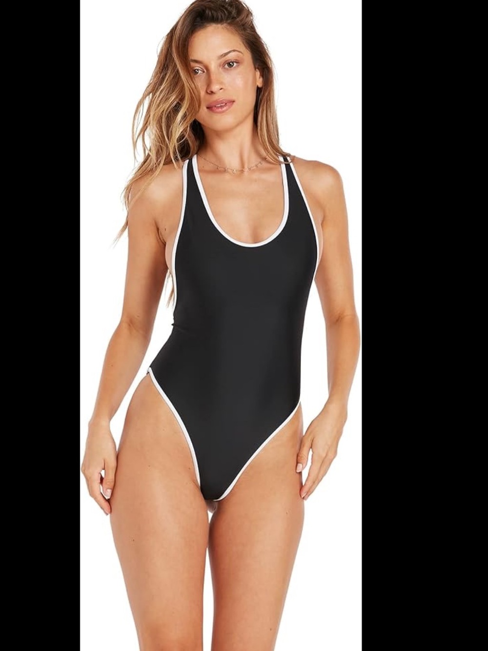 VOLCOM  COCO ONE-PIECE SWIMSUIT BLACK